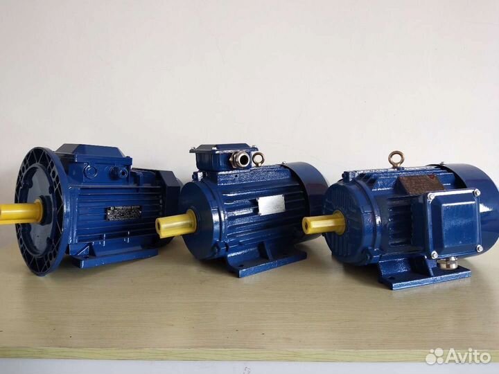 Электродвигатель аир 80В2 2,2кВт 3000об новый