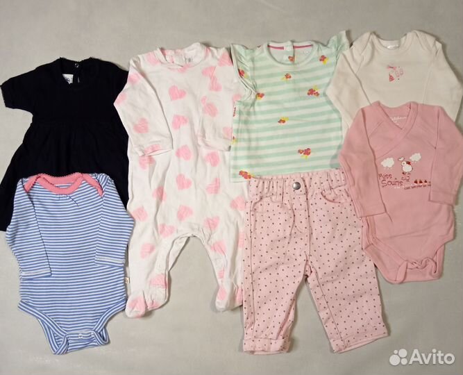 Вещи пакетом на девочку, размер 62