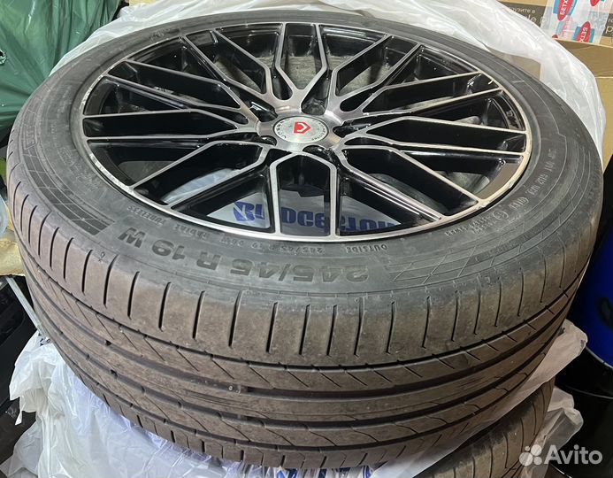 Шины Continental + диски Vossen R19 4 шт