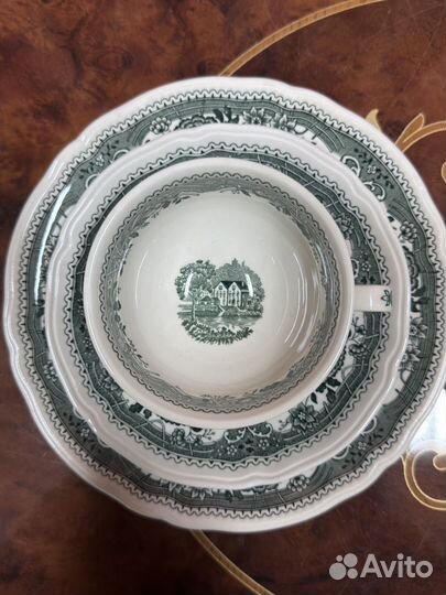 Чайное трио villeroy boch burgenland зеленый