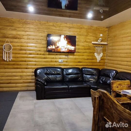 Баня сауна на час с купелью и бассейном