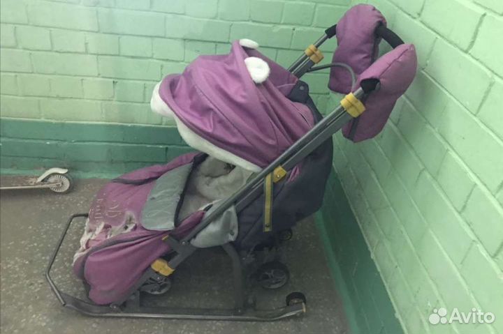 Санки коляска ника