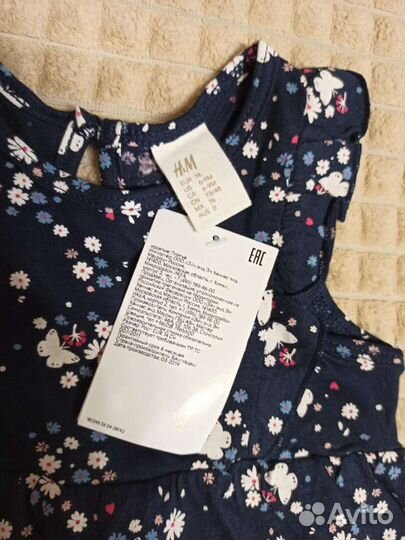 Платье для девочки Новое h&m