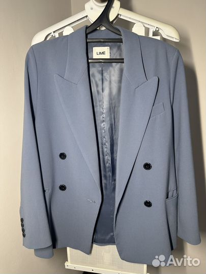 Пиджак lime синий