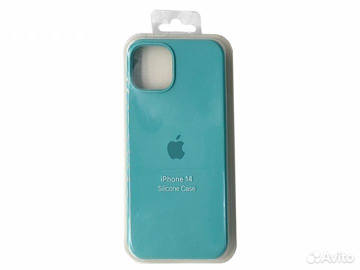 Чехол Apple iPhone 14 накладка/силикон бирюзовый