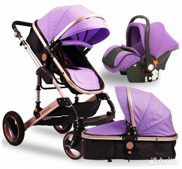 Коляска wisesonle 3 в 1