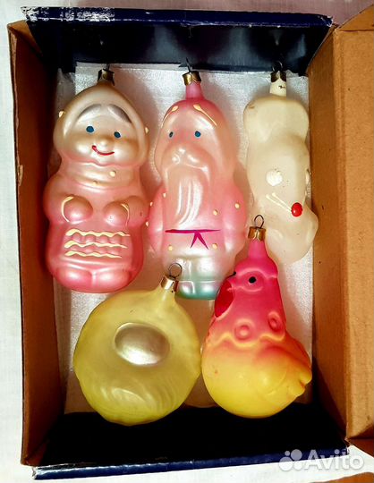 Елочные игрушки СССР