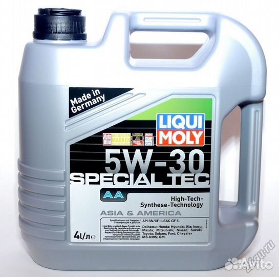 Масло моторное Liqui Moly Special Tec AA 5W30 синт