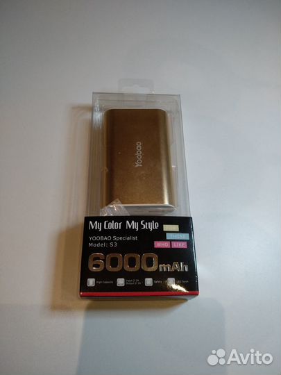 Внешний аккумулятор для планшета Yoobao s3 новый