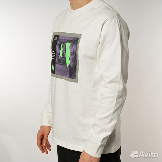 Лонгслив Cavempt The Internet Белый