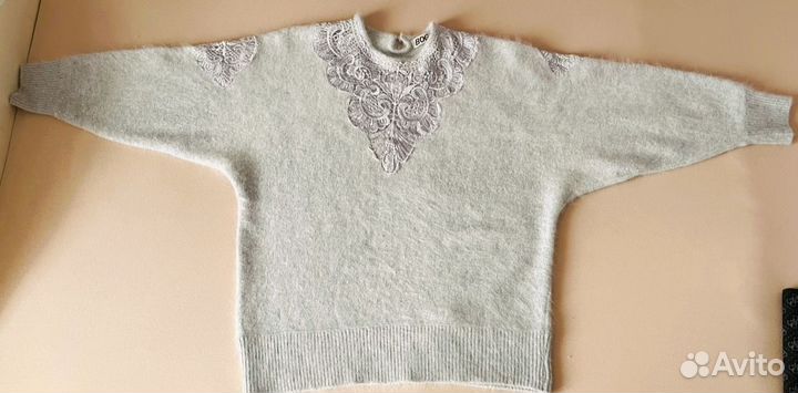 Свитер джемпер кофта из ангоры винтаж 46 - 52 р