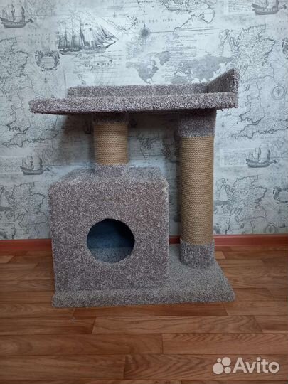 Домик для кошки с когтеточкой