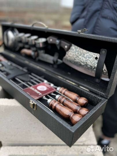 Шашлычный набор в кейсе