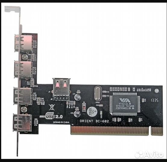 USB 2.0 контроллер orient DC-602