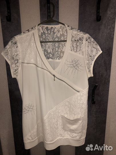 Блузка с коротким рукавом