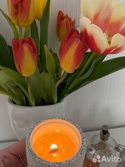 Ароматические свечи ручной работы со спичками