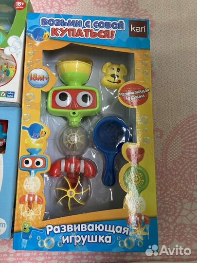 Игрушки для купания в ванной