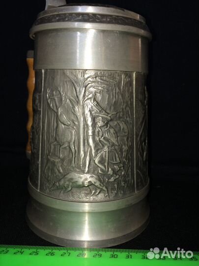 Кружка.Германия.Пивная.Охота.Подарок.Глухарь