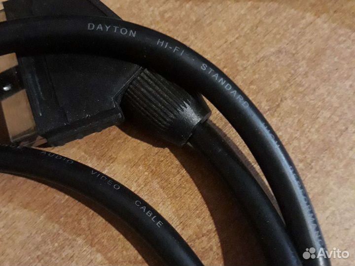 Кабель видео, аудио scart-scart Dayton