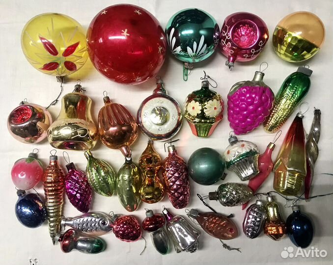 Елочные игрушки СССР