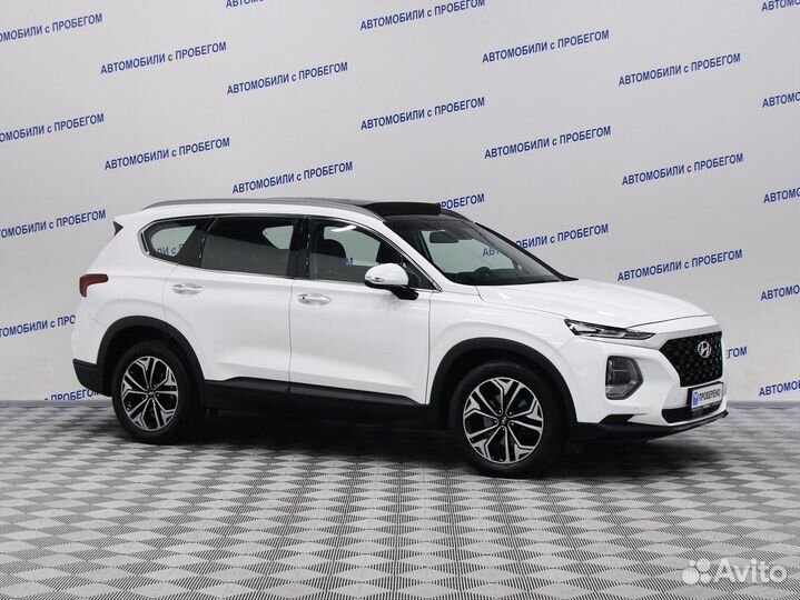 Hyundai Santa Fe 2.2 AT, 2018, 75 130 км