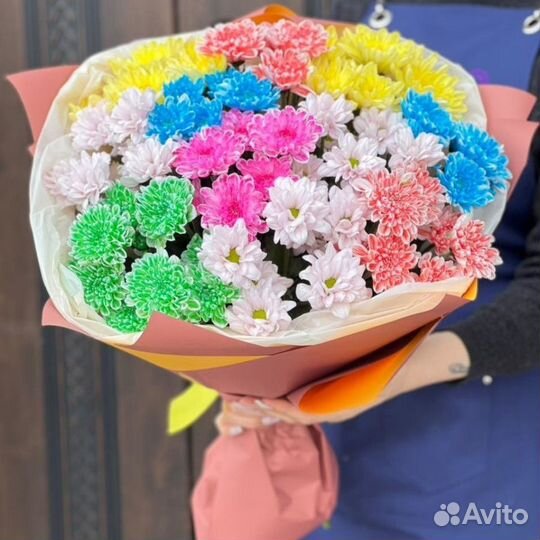 Букет из хризантем
