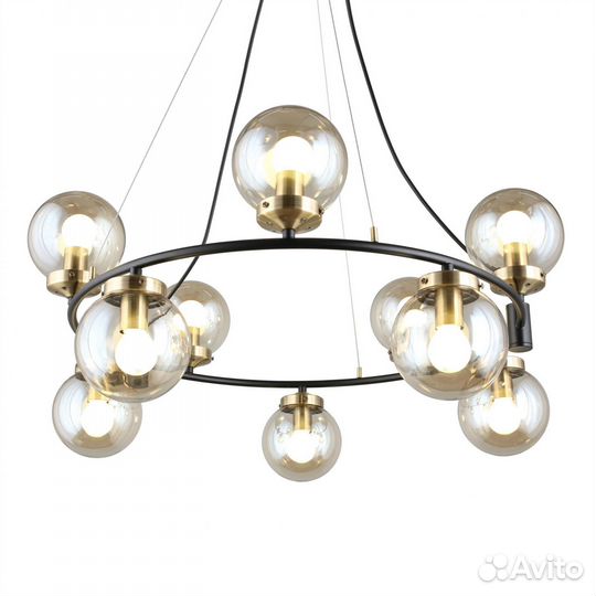 Люстра подвесная лофт, современная с пультом