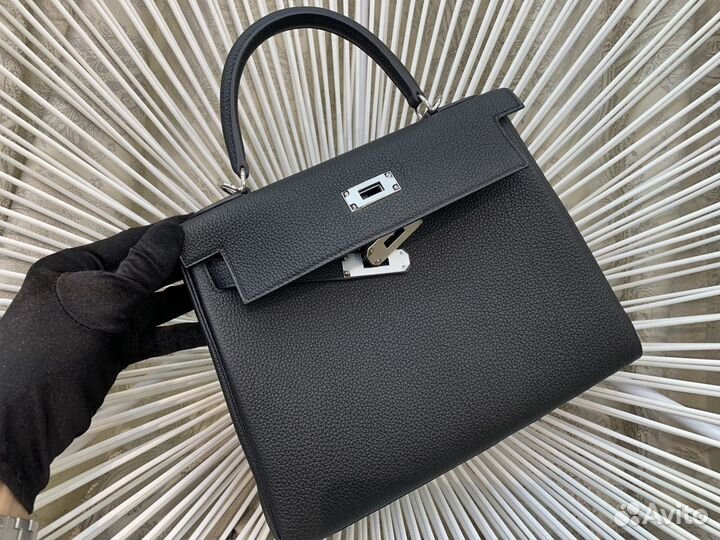 Сумка Hermes Kelly 25 с прожилками