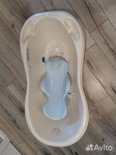Ванночка для купания с термометром детская