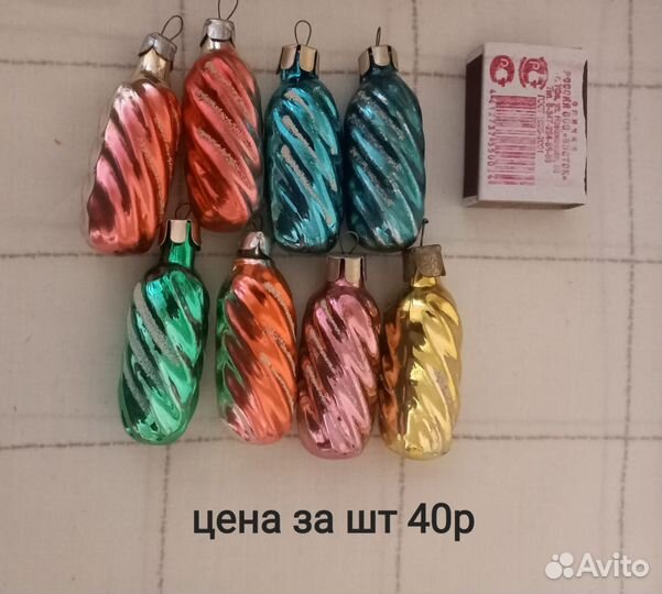 Елочные игрушки СССР
