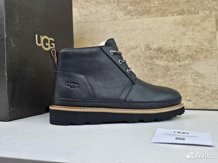 Ботинки Ugg Mens Neumel Gentleman Leather Black