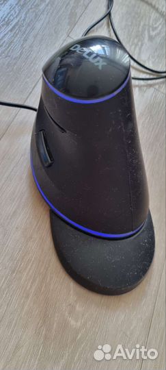 Вертикальная мышь проводная Delux M618 Plus