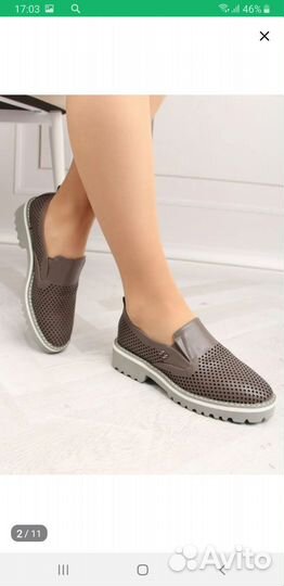 Мокасины новые полуботинки офисные