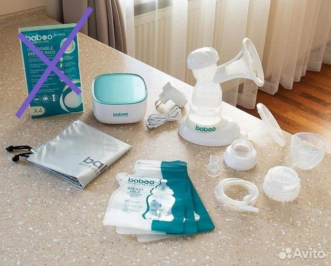 Молокоотсос baboo электронный 2-010