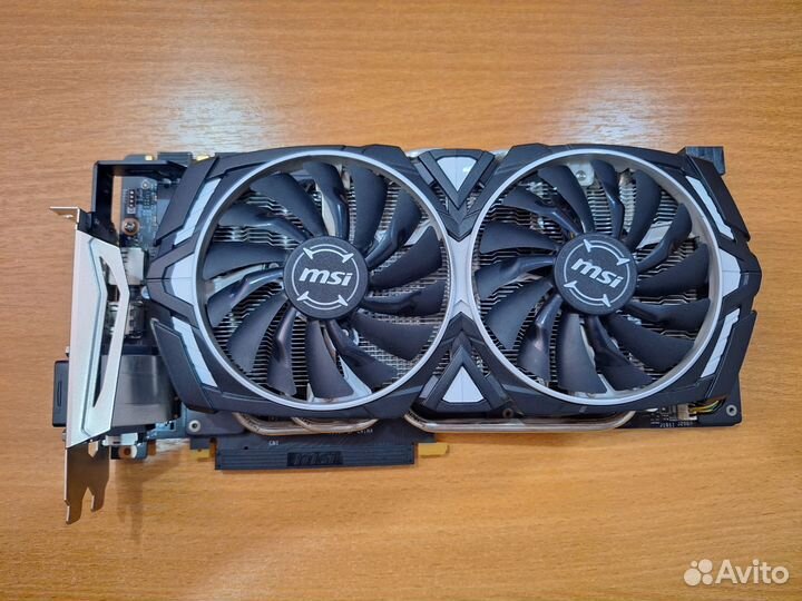 Видеокарта MSI GeForce GTX 1070 armor OC 8Gb