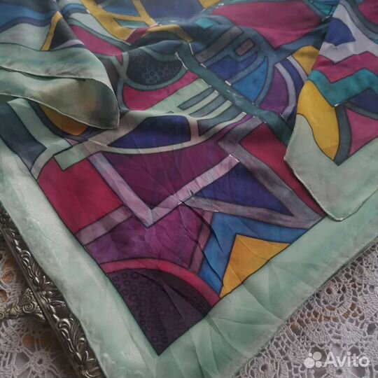 Платок шёлковый Батик ручная работа