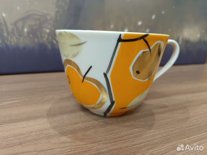 Чашка с блюдцем лфз дулево