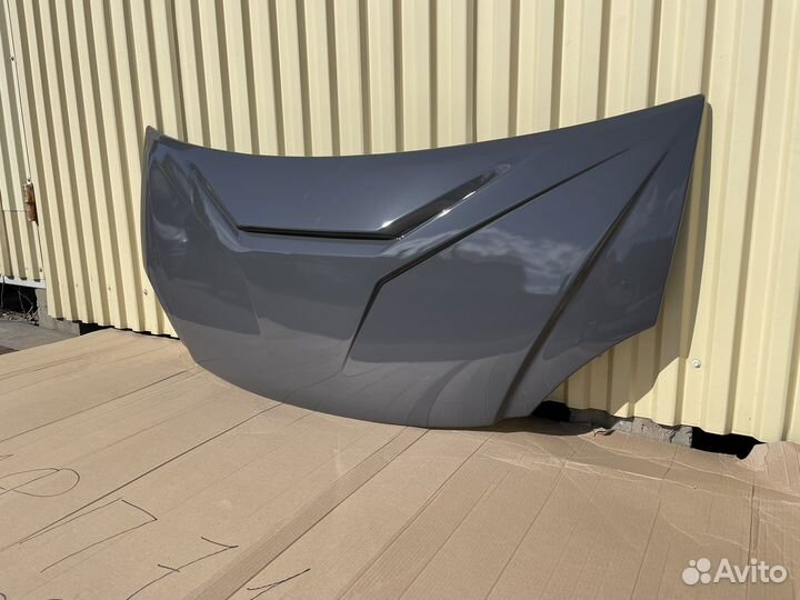 Капот на Газель тюнинг Drive цвет Шторм Грей серый