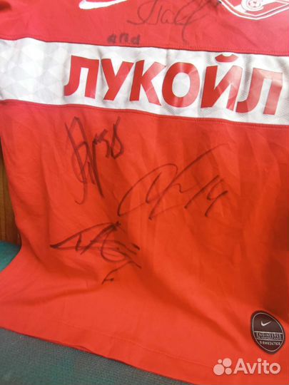 Игровая форма спартак 18/19 с АВТОГРАФАМИ