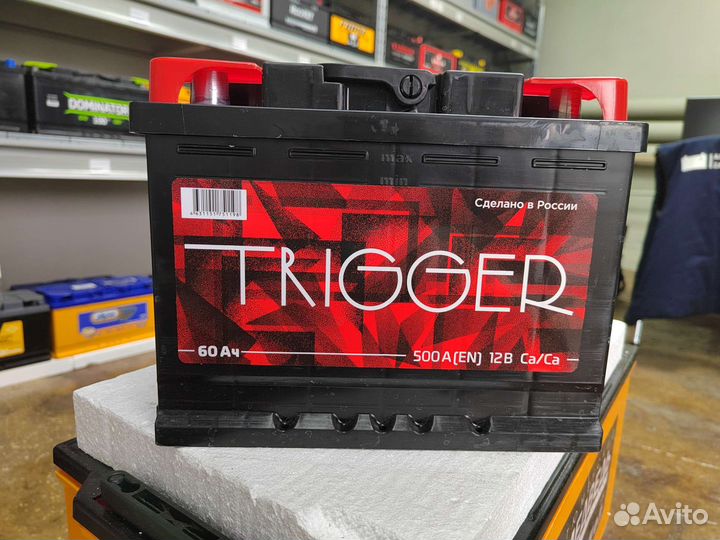 Аккумулятор Trigger 60 Ач прям 500 А