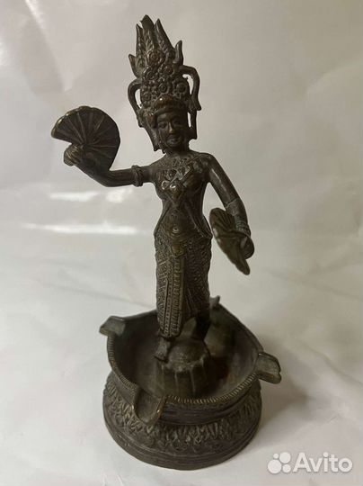 Будда Апсара бронза статуэтка Индия