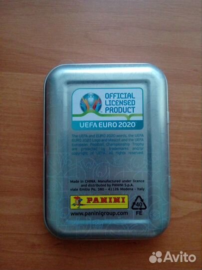Набор panini адреналин футбол евро 2020