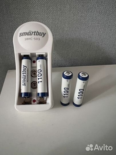 Аккумуляторные батарейки ааа и зарядное устройство