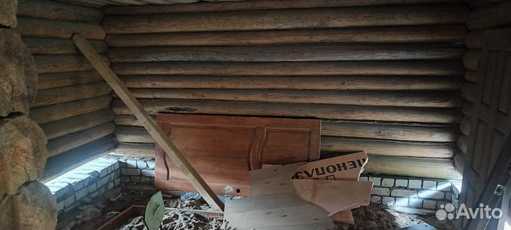 Баня сруб с крышей