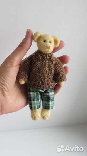 Мишка. (ручная работа - валяние)