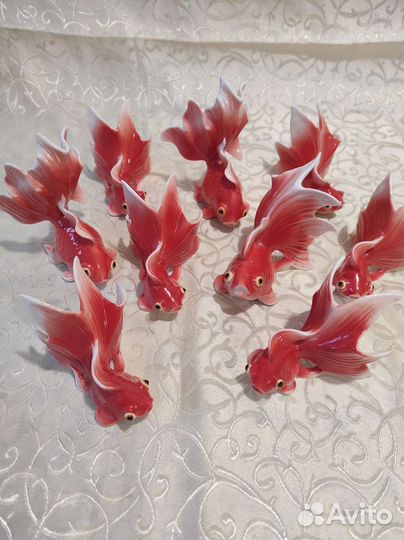 Золотая рыбка. Фарфор. Новые