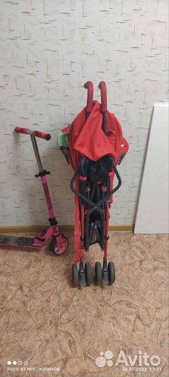 Коляска трость бу