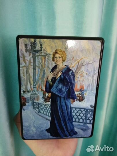 Новая шкатулка ручной работы дерево живопись