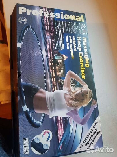 Утяжеленный массажный обруч с магнитами