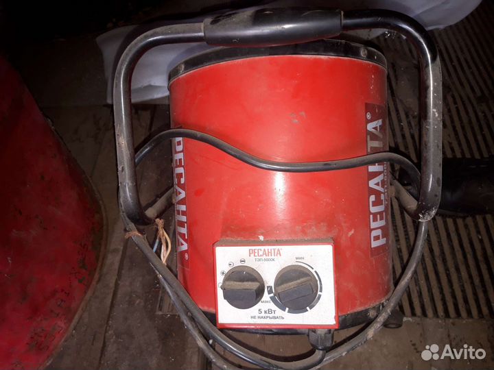 Обогреватель электрический пушка бу